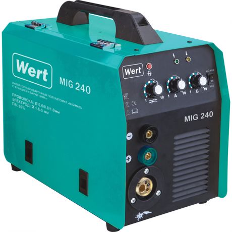 Сварочный аппарат Wert MIG 240 Выгодный набор + серт. 200Р!!!
