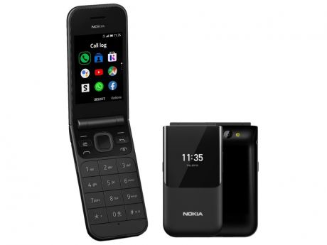 Сотовый телефон Nokia 2720 Flip (TA-1175) Black Выгодный набор + серт. 200Р!!!