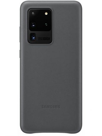 Чехол для Samsung Galaxy S20 Ultra Leather Cover Grey EF-VG988LJEGRU