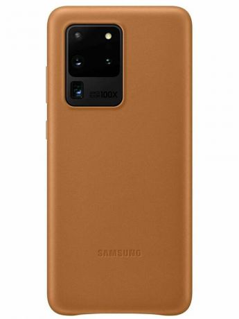 Чехол для Samsung Galaxy S20 Ultra Leather Cover Brown EF-VG988LAEGRU