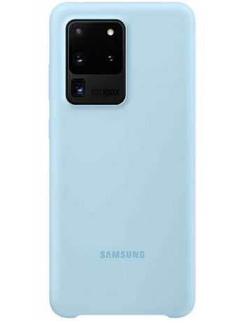 Чехол для Samsung Galaxy S20 Ultra Silicone Cover Sky Blue EF-PG988TLEGRU