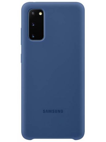 Чехол для Samsung Galaxy S20 Silicone Cover Dark Blue EF-PG980TNEGRU