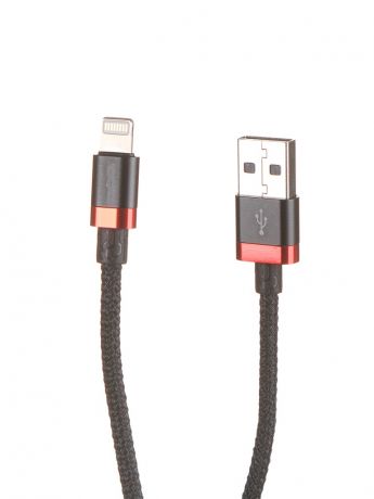 Аксессуар Baseus Golden Belt USB - Lightning 1.5m Black-Red CALGB-A19