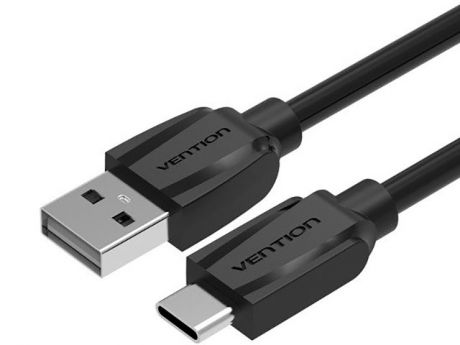 Аксессуар Vention USB Type-C M - USB 2.0 AM 50cm Black Edition VAS-A46-B050