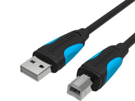 Аксессуар Vention USB 2.0 AM / BM 3m Black VAS-A16-B300