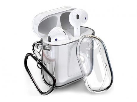 Чехол EVA CBAP23 для APPLE AirPods 1/2 Transparent