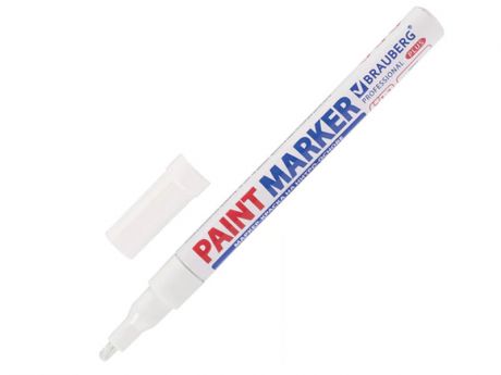 Маркер Brauberg Professional Plus Paint Marker 2mm White 151438