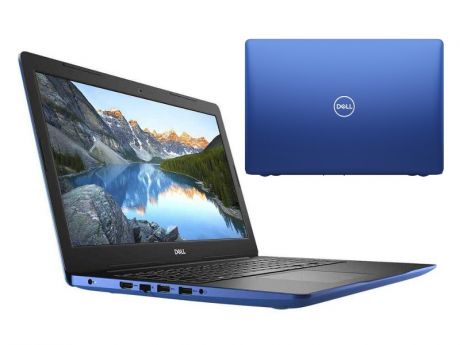 Ноутбук Dell Inspiron 3583 Blue 3583-8581 (Intel Pentium 5405U 2.3 GHz/4096Mb/128Gb SSD/Intel HD Graphics/Wi-Fi/Bluetooth/Cam/15.6/1920x1080/Linux)