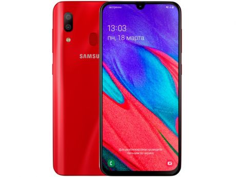 Сотовый телефон Samsung SM-A405F Galaxy A40 4Gb/64Gb Red New Выгодный набор + серт. 200Р!!!