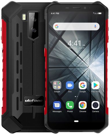 Мобильный телефон Ulefone Armor X3 (черно-красный)