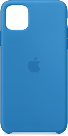 Клип-кейс Apple Silicone для iPhone 11 Pro Max (синяя волна)