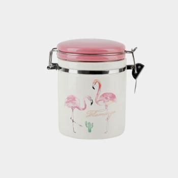 Набор банок для сыпучих продуктов "Фламинго"