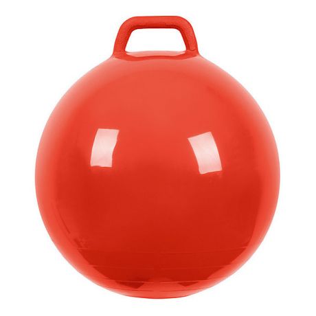 Малышок Мяч Прыгун с ручкой, 50 см, красный, "МалышОК"