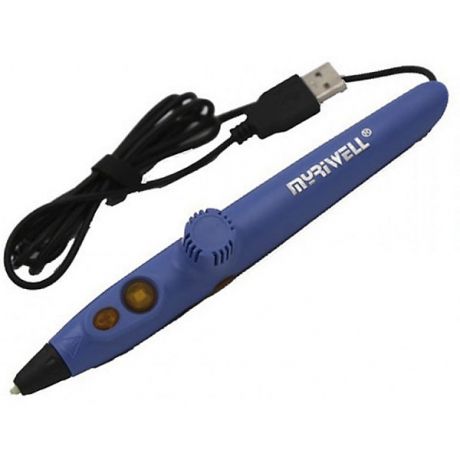Myriwell 3D ручка Myriwell "RP200A Hot" биопластик PLA, синяя
