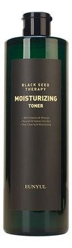 Eunyul Тонер Black Seed Therapy Moisturizing Toner Антивозрастной для Лица с Комплексом Фруктовых Семян, 500 мл