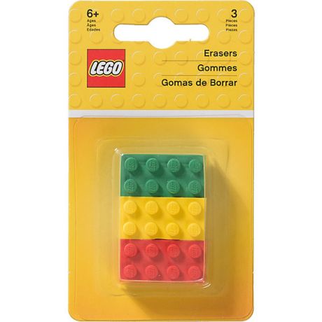 LEGO Набор ластиков (3 шт.) LEGO