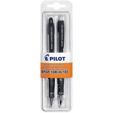 Pilot Канцелярский набор Pilot Чёрная ручка и механический карандаш H185