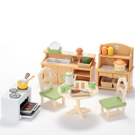 Эпоха Чудес Набор "Кухня в коттедже" Sylvanian Families, новая версия