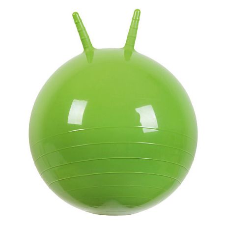 Малышок Мяч Прыгун с рожками, 50 см, зеленый, "МалышОК"