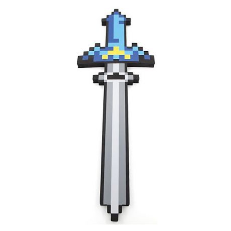 Pixel Crew Пиксельный меч, синий, 65 см, Minecraft