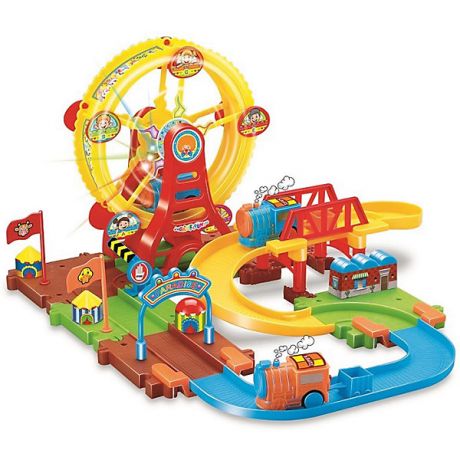 Devik Toys Железная дорога Devik Toys "Колесо обозрения" с поездом