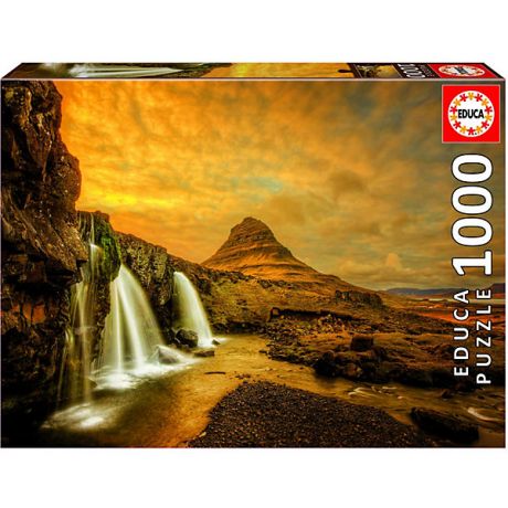 Educa Пазл Educa "Водопад Киркьюфетльсфос, Исландия", 1000 элементов