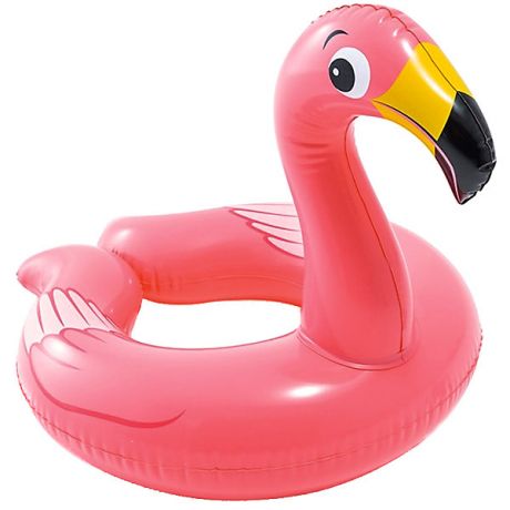 Intex Надувной круг для плавания Intex "Зверюшки", фламинго