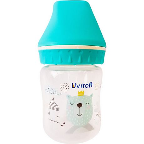 Uviton Baby Бутылочка Uviton Baby с широким горлышком, 125 мл,