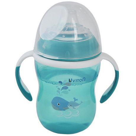 Uviton Baby Поильник-непроливайка Uviton Baby Soft, 250 мл,