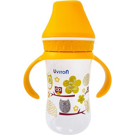Uviton Baby Бутылочка Uviton Baby с широким горлышком, 250 мл, золотистый