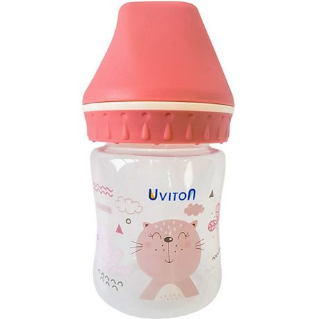 Uviton Baby Бутылочка Uviton Baby с широким горлышком, 125 мл,