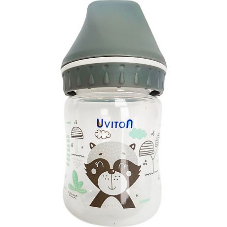 Uviton Baby Бутылочка Uviton Baby с широким горлышком, 125 мл,