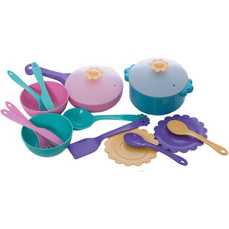 Mary Poppins Набор игрушечной посуды в сумочке "Бабочка", 16 предметов, Mary Poppins