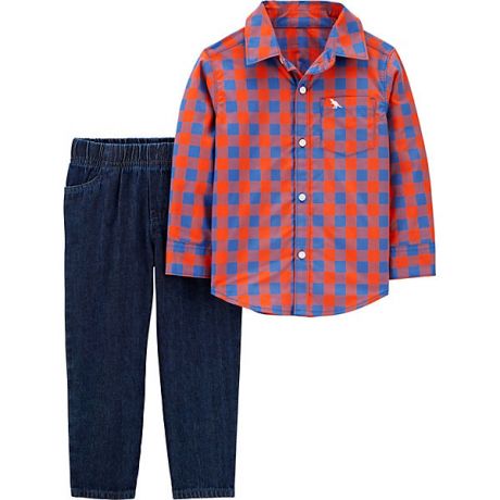 carter`s Комплект Carters: рубашка и джинсы