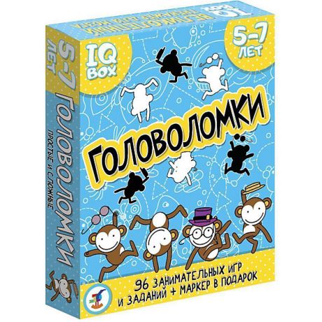 Дрофа-Медиа Карточная игра IQ Box "Головоломки: 5-7 лет"