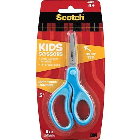3M Детские ножницы 3M "Sotch" голубые, 12 см