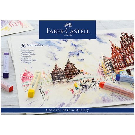 Faber-Castell Пастель Faber-Castell Soft pastels, 36 цветов