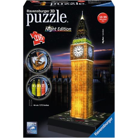 Ravensburger 3D пазл Ravensburger "Ночной Биг-бен"