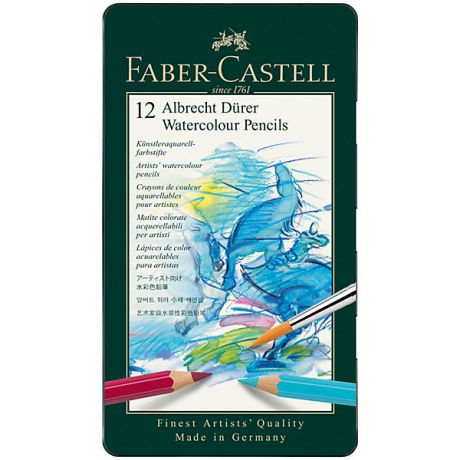 Faber-Castell Карандаши акварельные художественные Faber-Castell Albrecht Dürer, 12 цветов