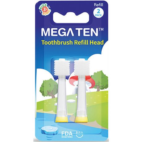 Megaten Сменные насадки для зубных щёток Megaten Kids Sonic