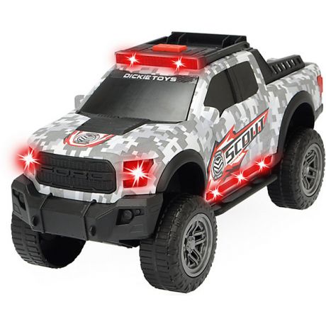Dickie Toys Машинка Dickie Toys Scout Ford F150 Raptor, 33 см, свет и звук