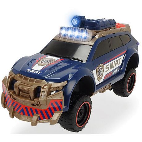 Dickie Toys Машинка Dickie Toys "Полицейский внедорожник", 33 см, свет и звук