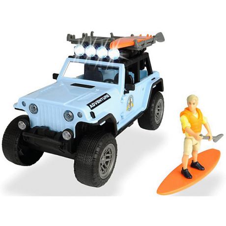 Dickie Toys Игровой набор серфера Dickie Toys Jeepster Commando PlayLife, 22 см