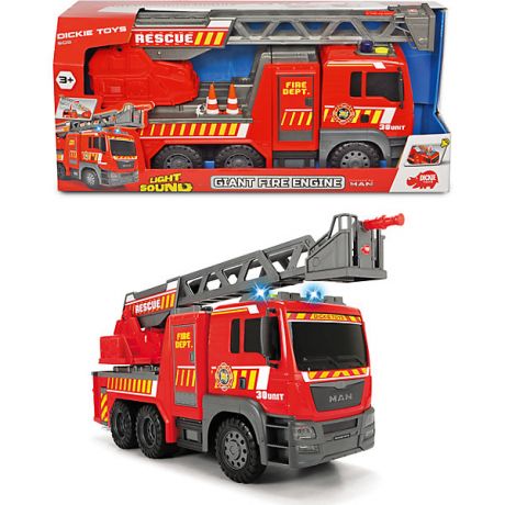 Dickie Toys Пожарная машина Dickie Toys MAN, 54 см, свет и звук