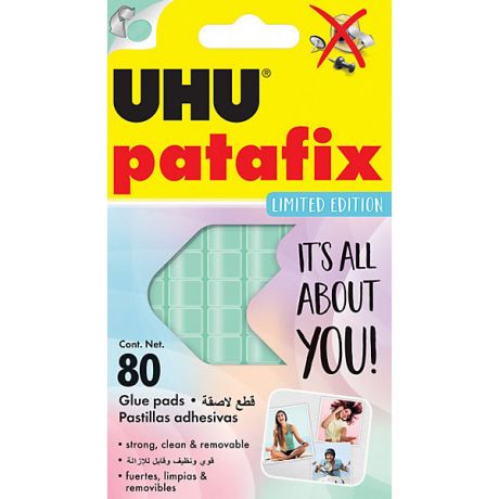 UHU Клеящие подушечки UHU Patafix "Пастельные", 80 штук