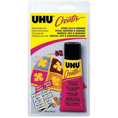 UHU Клей для ткани, шерсти, лент UHU Creativ, 38 мл