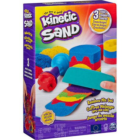 Kinetic sand Набор для лепки Kinetic sand Радуга