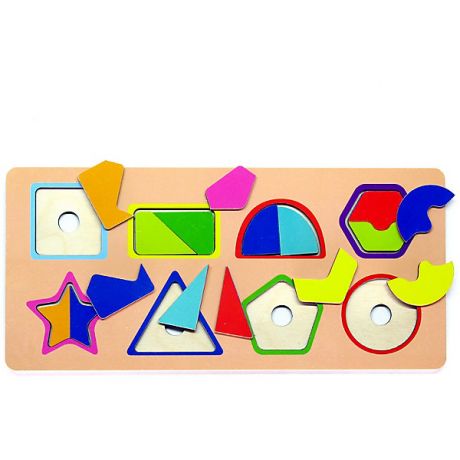 PAREMO Рамка-вкладыш Paremo Фигуры и цвета, 16 элементов
