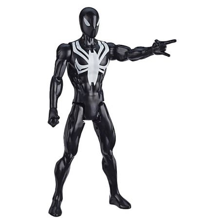 Hasbro Игровая фигурка Marvel Spider-Man Titan Hero Series Человек-паук в костюме тьмы, 30 см