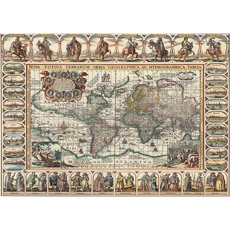 Art Puzzle Пазл Art Puzzle Древняя карта мира, 1000 деталей